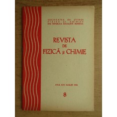 Revista de fizica si chimie, nr. 8 / 1988