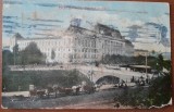 Carte postala, bucuresti, Palatul Justitiei, inceput de secol XX