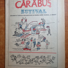revista carabus estival 1987-rebusurile sunt necompletate
