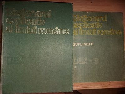 Dictionar explicativ al limbii romane +Supliment foto