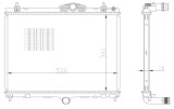 NRF 550027 Radiator, racire motor