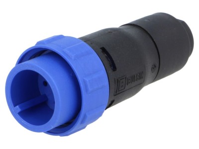 Conector circular mufă tată 6 pini foto
