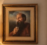 Superb portret ,ulei pe p&acirc;nză lucrare semnată &icirc;n stil clasic sau de tip &bdquo;Vechi Maestru&rdquo; (Old Master),