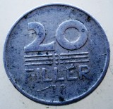 1.887 UNGARIA 20 FILLER 1959, Europa, Aluminiu