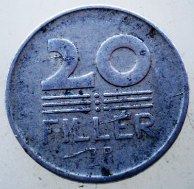 1.887 UNGARIA 20 FILLER 1959 foto