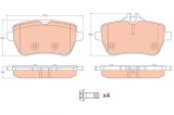 Set placute frana fata TRW GDB2014
