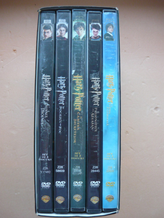 HARRY POTTER - ANII 1-5, set de 10 DVD-uri