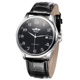 Ceas barbatesc de mana T-Winner Clasic Retro Vitange Mecanic Automatic Fashion Casual Elegant