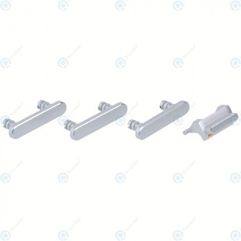 Set chei laterale 4buc argintiu pentru iPhone 8 Plus foto