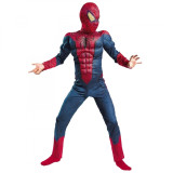 Costum Spiderman cu muschi Infinity War pentru copii 110-120 cm 5-7 ani