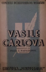 POEZII - VASILE CARLOVA foto