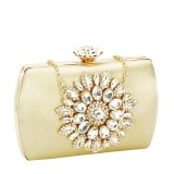 Geanta clutch auriu cu brosa BRS-210 06