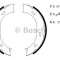 Set saboti frana, frana de mana MERCEDES SPRINTER 2-t bus (901, 902) (1995 - 2006) BOSCH 0 986 487 610