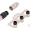 Conector M8 mamă 4 pini drept