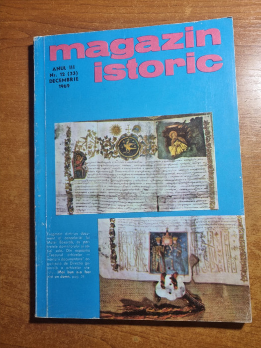 revista magazin istoric decembrie 1969