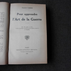 POUR APPRENDRE L'ART DE LA GUERRE - GENERAL CAMON (CARTE IN LIMBA FRANCEZA)