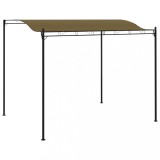 Copertina gradina Gossi, 3 x 2.4 m, gri taupe, 180 g/m&sup2;, poliester, protectie solara, foisor terasa