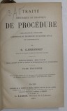 TRAITE THEORIQUE ET PRATIQUE DE PROCEDURE par E. GARSONNET , TOME TROISIEME , 1899