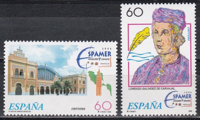 Spania 1995 - Expozitia Internationala Filatelica ESPAMER `96, MNH