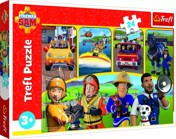 Puzzle Trefl 24 Maxi Pompierul Sam