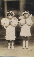 Foto interbelica gradinita copii Ramnicu Valcea atelier Lazar AVRAM / colectie
