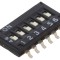 DIP-SWITCH 6 Secțiuni ON-OFF 24V