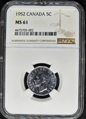 NGC MS61 Canada foto