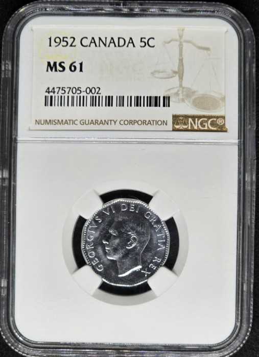 NGC MS61 Canada