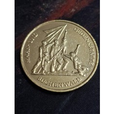 Germania 1972 - istoria mineritului, medal comemorativ aurit