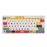 Autocolant tastatura Kwmobile pentru Apple MacBook Air 13&quot; (2018-2020), Multicolor, Plastic, KWM000025CU001C