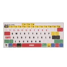 Autocolant tastatura Kwmobile pentru Apple MacBook Air 13&quot; (2018-2020), Multicolor, Plastic, KWM000025CU001C