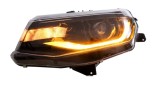 Set faruri Chevrolet Camaro, 06.2015-09.2018, montare fata, stanga+dreapta, indicator dinamic; cu animatii; LED; manual; Tuning; LED, Vland