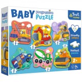 Cumpara ieftin Puzzle trefl primo baby progressive vehicule