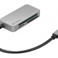 Cititor de carduri Sandberg 136-38 USB type C - microSD SD CF