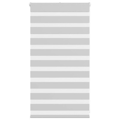 Jaluzea tip zebra gri deschis lățime țesătură 85,9 cm poliester foto