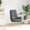 Scaun Relaxare Gri Inchis Stofa, 55x55 cm, Suport 120kg, Living, cu brate