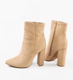 Cumpara ieftin Botine dama Leo Khaki