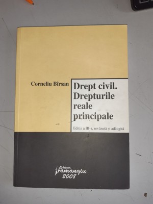 Drept civil. Drepturile reale principale - Corneliu Barsan - 2008 foto