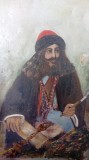 Derviș tablou ulei pe p&acirc;nza semnat