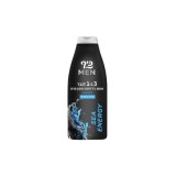 Șampon &amp; Gel de Duș pentru Față și Corp, Keff Men 3 &icirc;n 1 Sea Energy 700ml