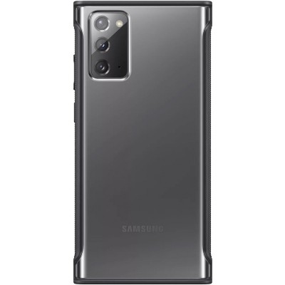 Husa Samsung Galaxy Note 20 N980 / Samsung Galaxy Note 20 5G N981, Clear Protective, Neagra EF-GN980CBEGEU foto