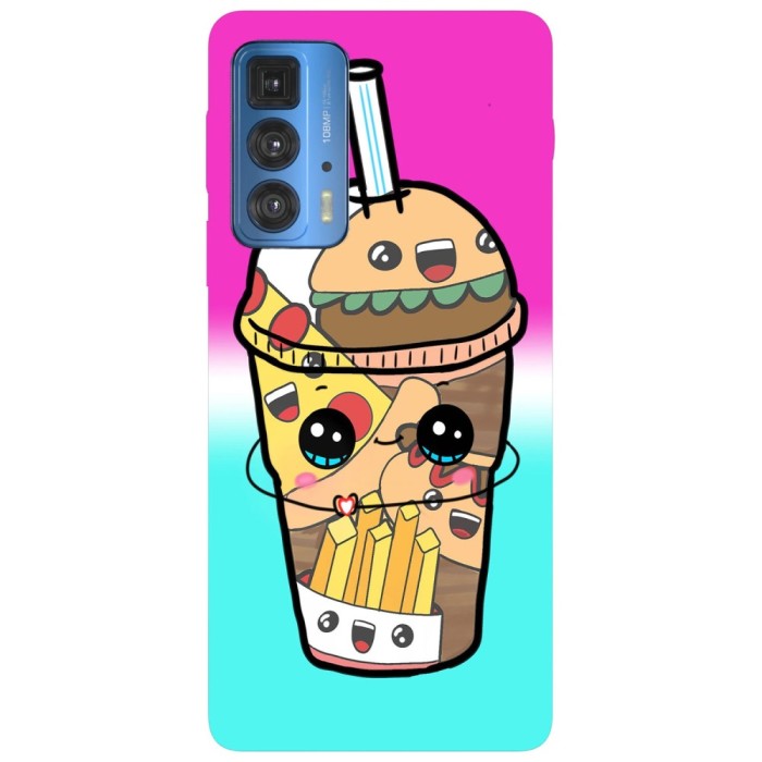 Husa compatibila cu Motorola G20 model Kawaii Cup, Silicon, TPU, Viceversa