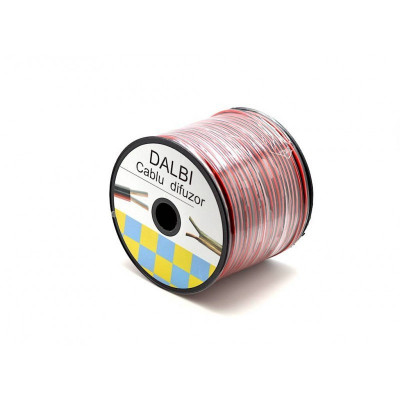 LSP-114/BR cablu difuzor bifilar rosu-negru 2 x 1,5 100m/rol foto