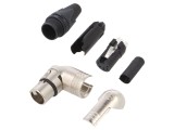 Mufă XLR Mamă 5 PIN 90&deg; Rotativă pentru Cablu