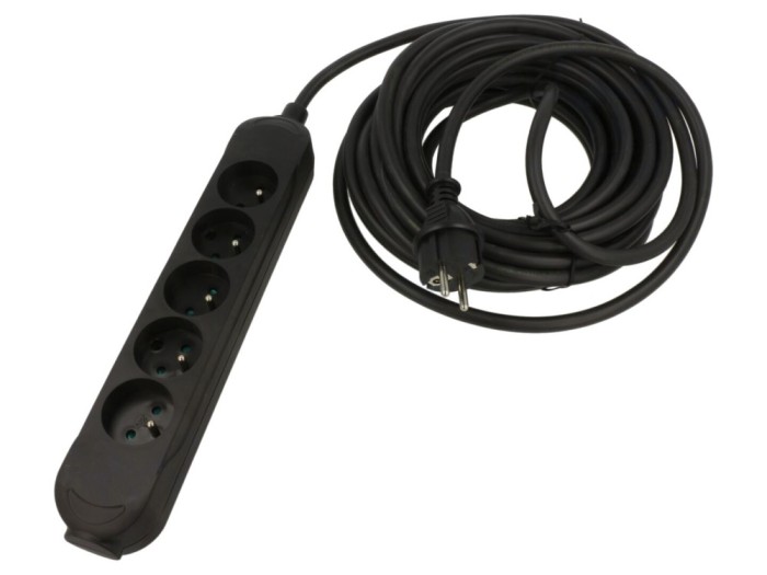 Cablu prelungitor 5 prize 5m 16A