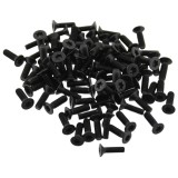 Set 100 suruburi M2,5, 8mm, otel inoxidabil A2, BOSSARD, S000346