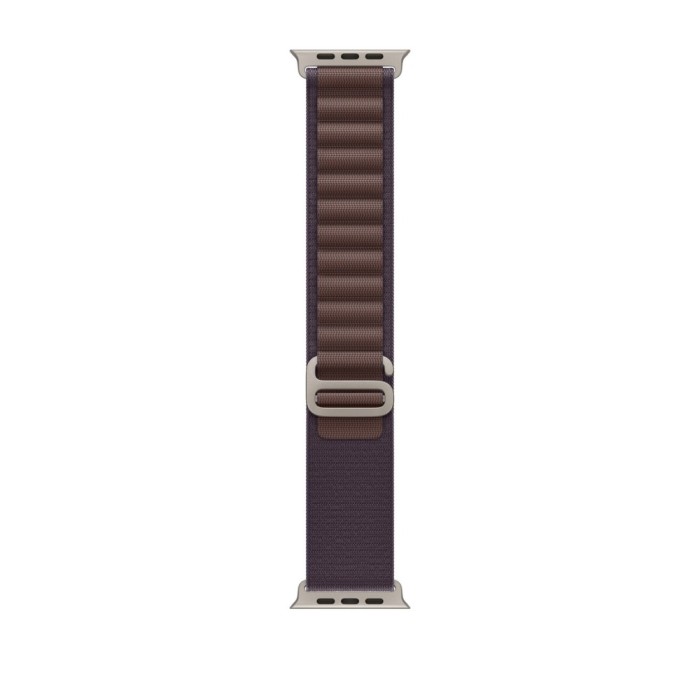 Curea THD Alpine Loop, compatibila Apple Watch Ultra2 49 mm, Apple Watch 45 mm seria 9, Apple Watch SE 44 mm, marime universala, culoarea Indigo