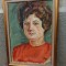 Portret femeie semnat EA