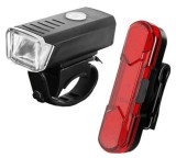 Far cu stop bicicleta, incarcare USB, lumina frontala si spate integrate