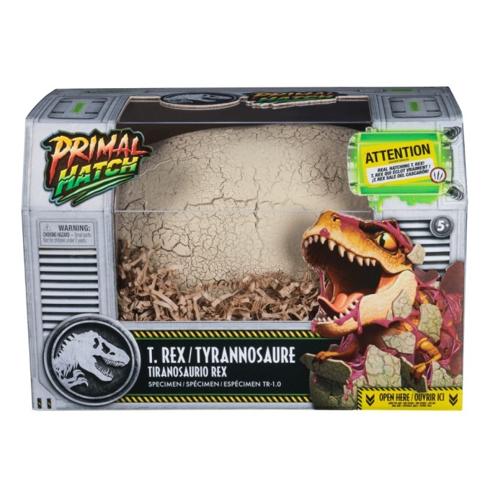 PRIMAL HATCH JUCARIE INTERACTIVA DINOZAUR IN OU T-REX SuperHeroes ToysZone